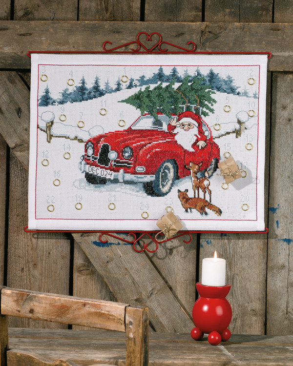Stickpackung Kalender Tannentransport