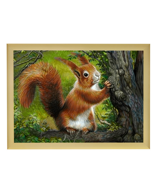 Diamond painting Ekorren