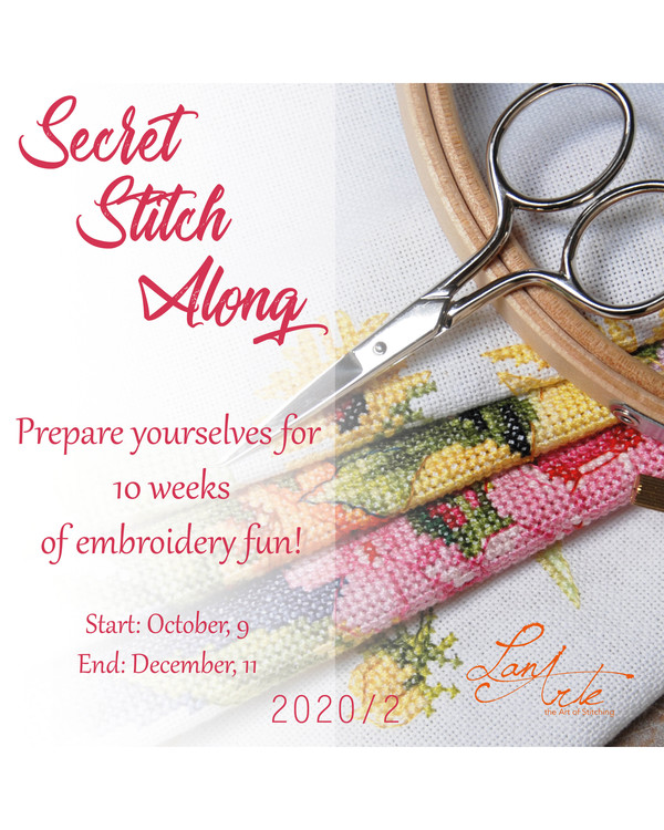 Kirjontapakkaus Secret stitch along 2020 #2