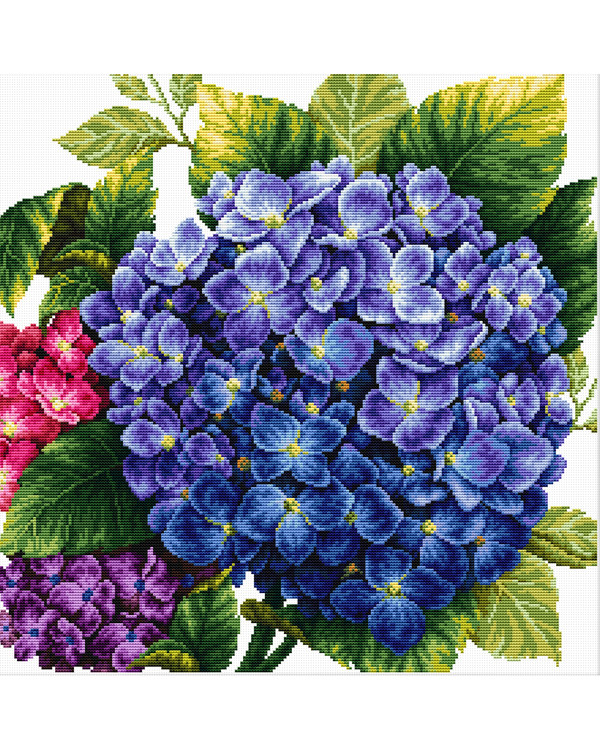 Broderipakke Bilde Hortensia