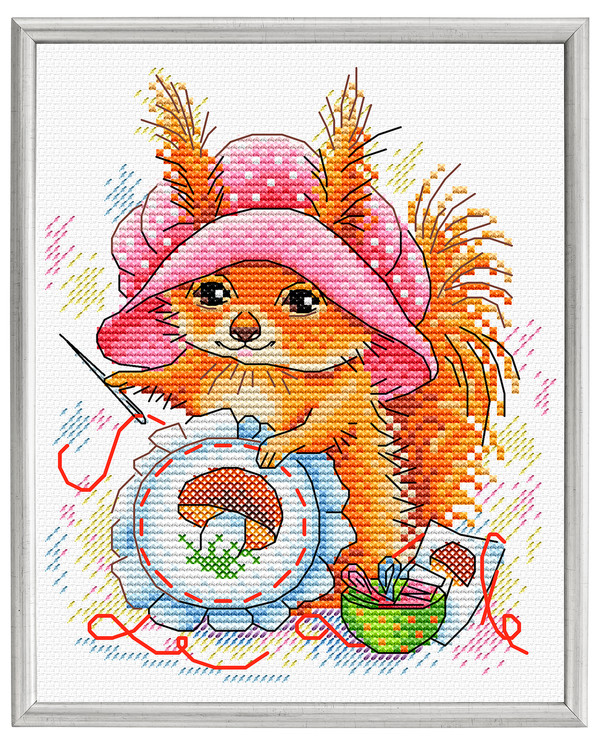 Broderikit Tavla Kärlek för broderi