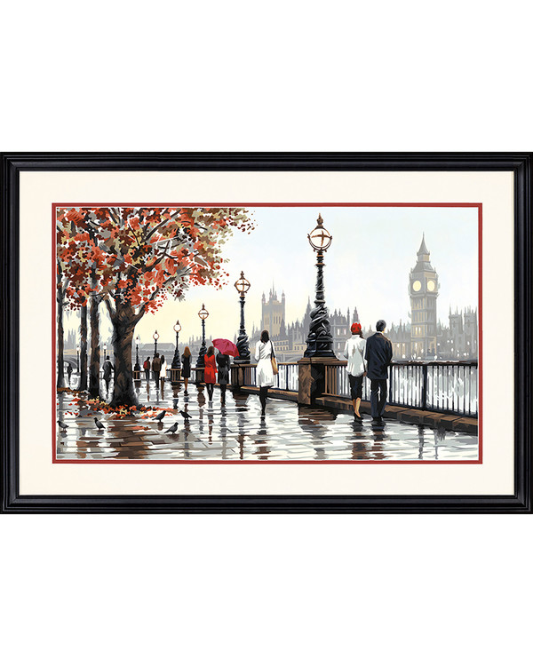 Paint by numbers Thames view