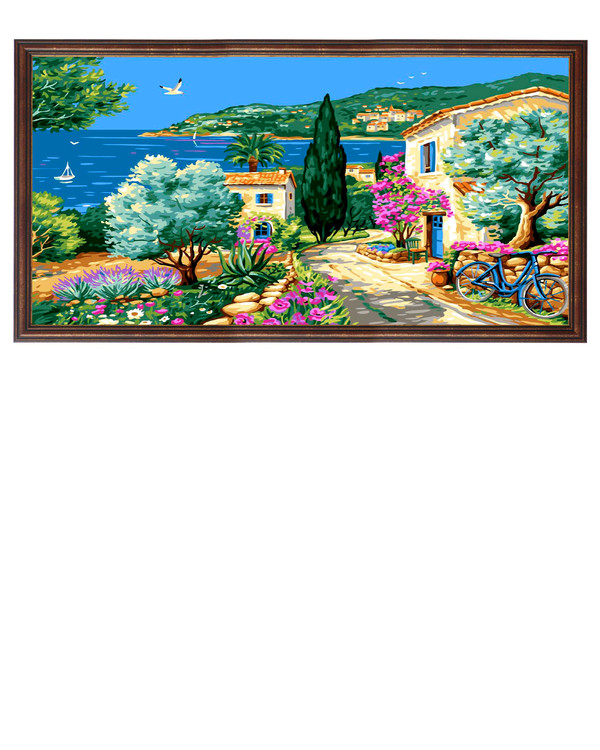 Kanavakangas ilman lankoja La Provence