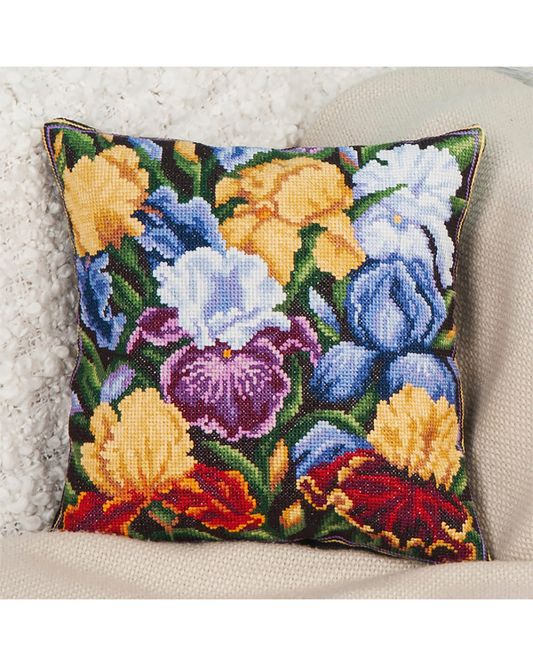 Broderikit Kudde Blomster