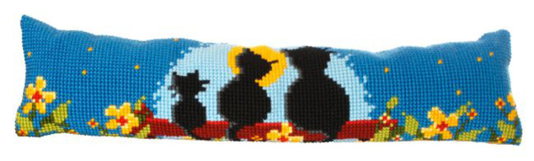 Broderikit Avlång kudde Under månen