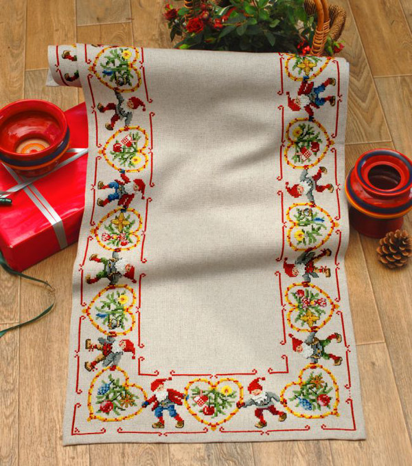Broderikit Jullöpare Tomtedans