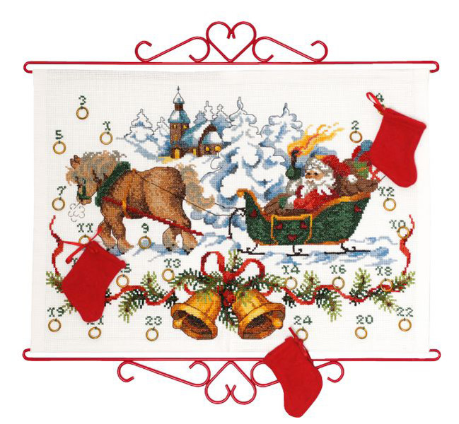 Broderipakke Kalender Sledetur