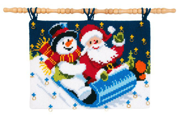 Broderikit Kalender Se upp i backen
