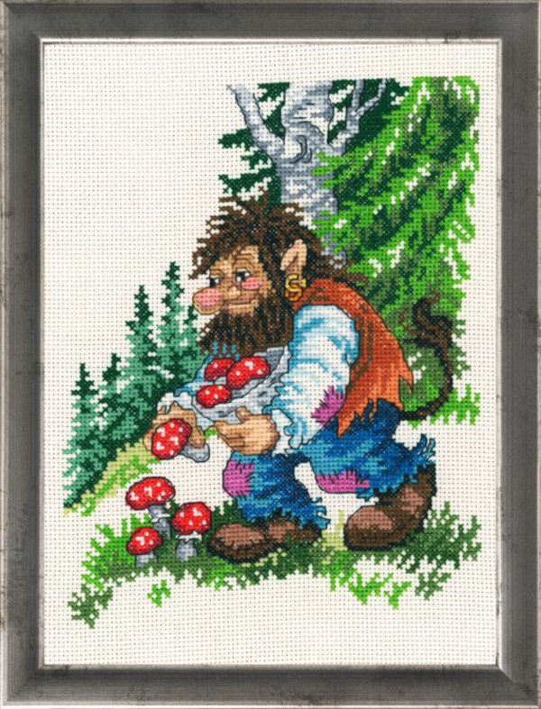 Broderikit Tavla Trollfar