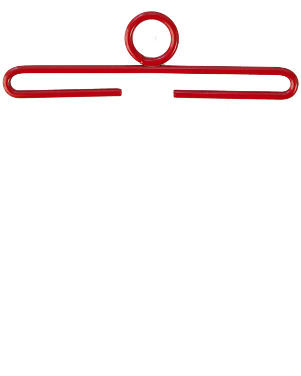 Beschlag rot 10 cm