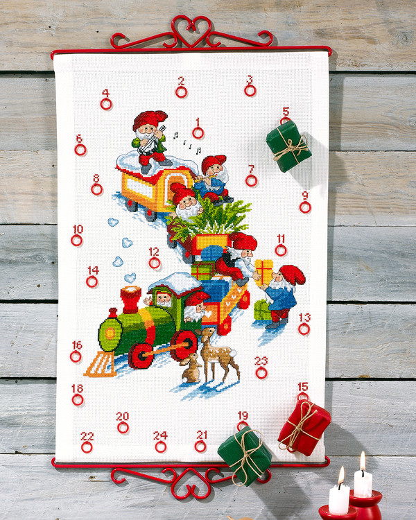 Broderipakke Kalender Togreisen