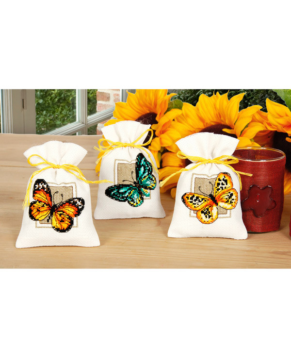 Dufttütchen Schmetterlinge 3-er Pack