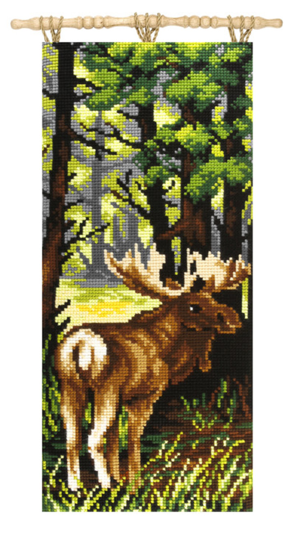 Veggteppe Skogens konge