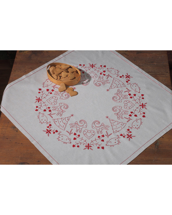 Broderikit Duk Pepparkakor