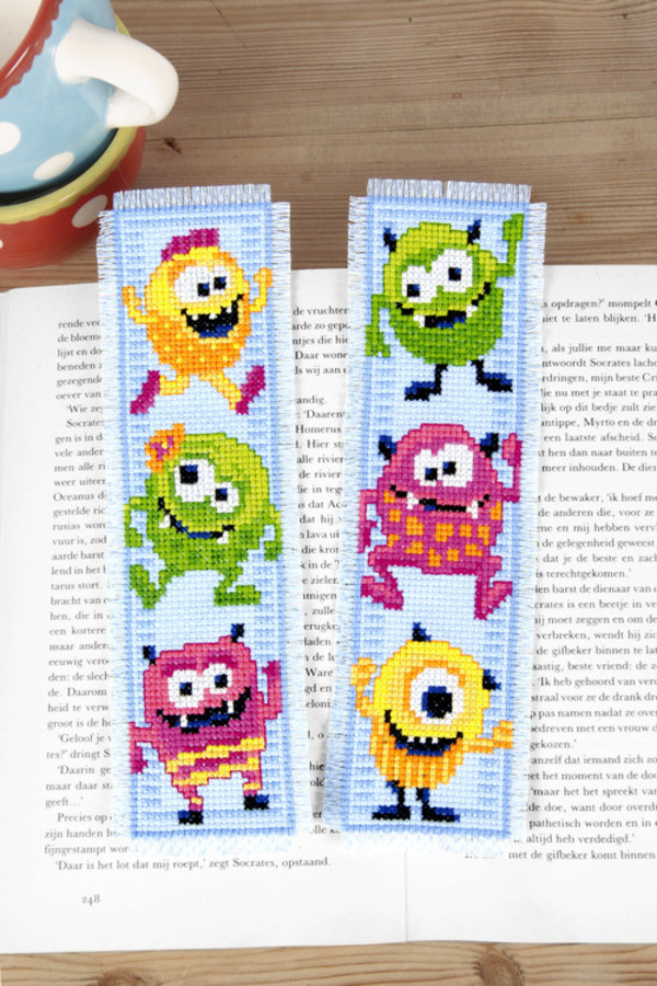 Lesezeichen Monster 2-er Pack