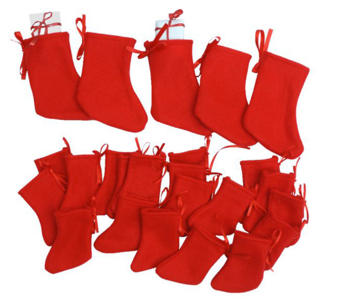 Julstrumpor 24-pack