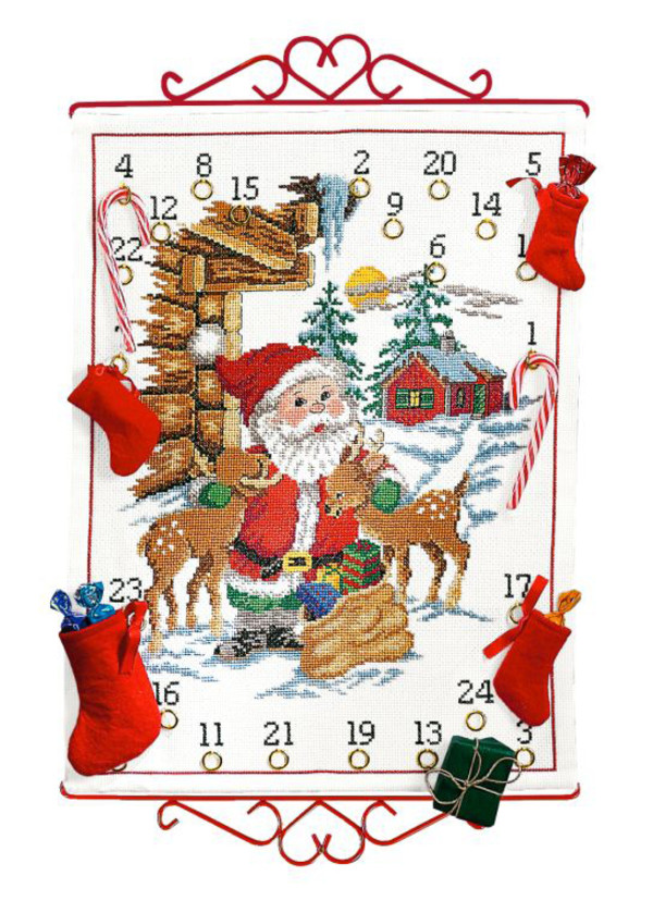 Broderipakke Kalender Nissens venner