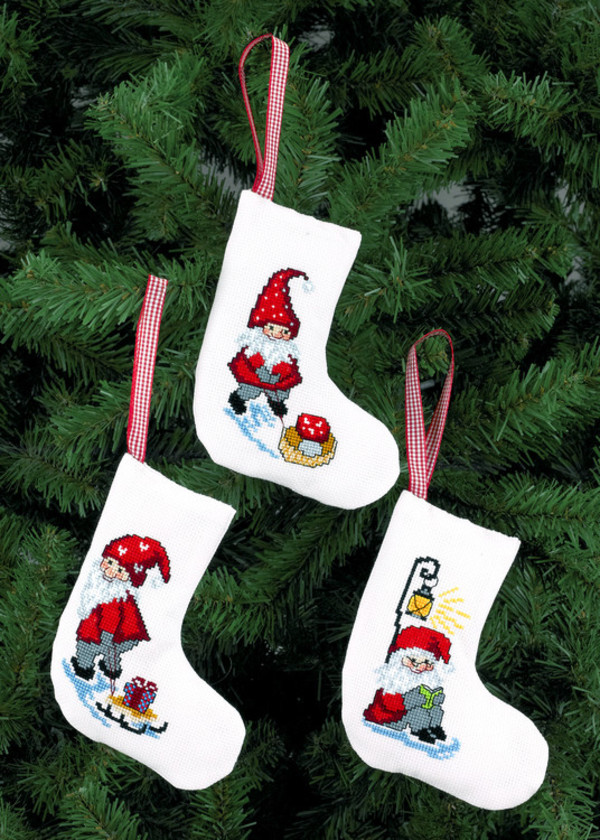 Julstrumpor Nissejobb 3-pack