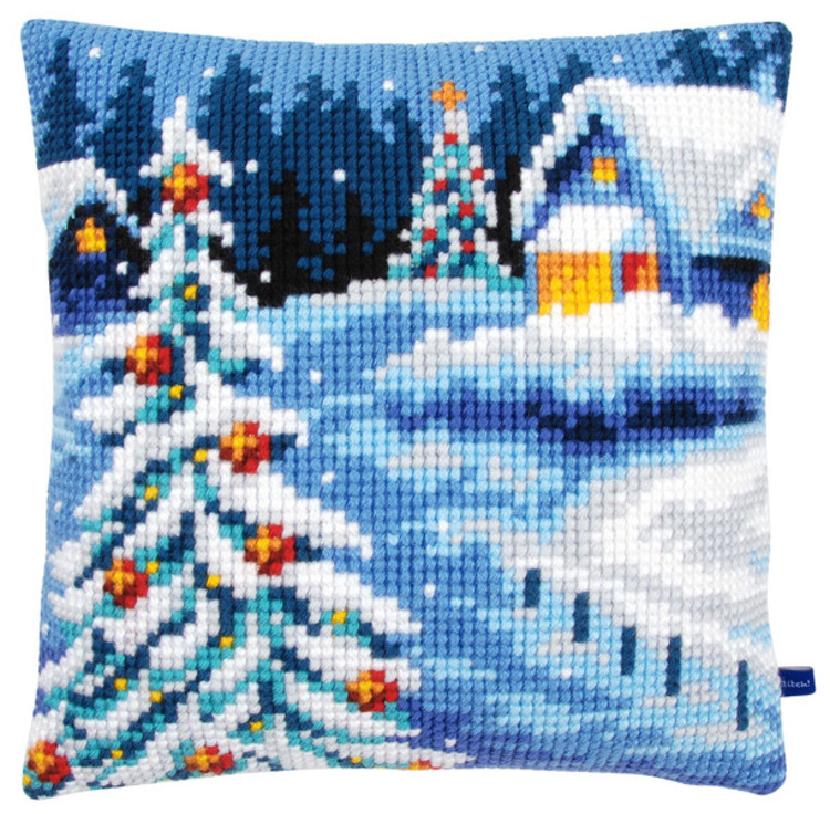 Tyynynpäällinen Kylän joulu