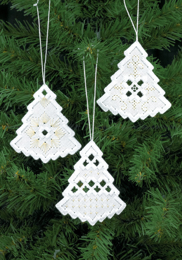 Julgranar Silver 3-pack