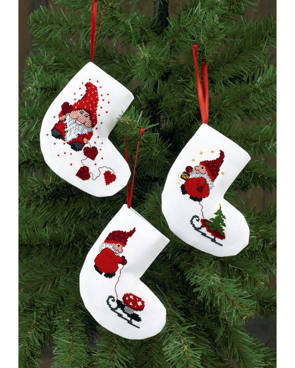 Julstrumpor Tomtenissar 3-pack