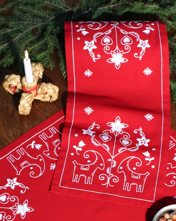 Läufer Weihnachtsböcke