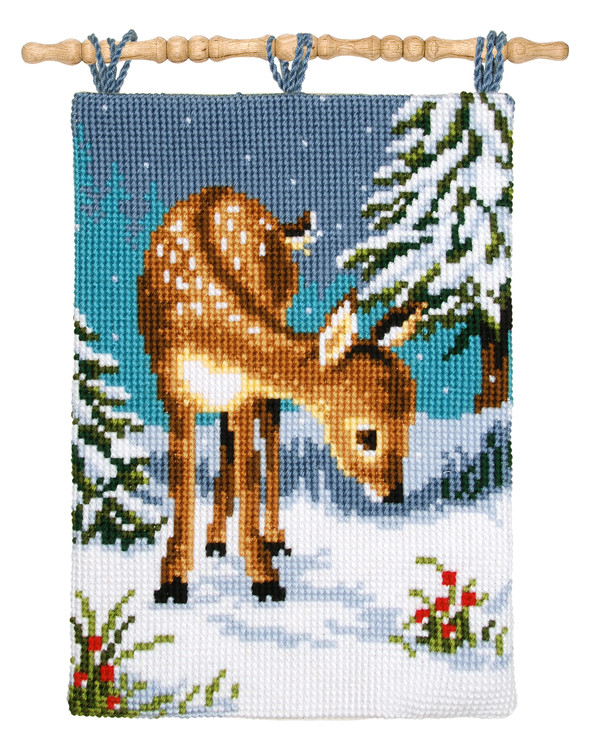 Seinävaate Metsäkauriin vasa