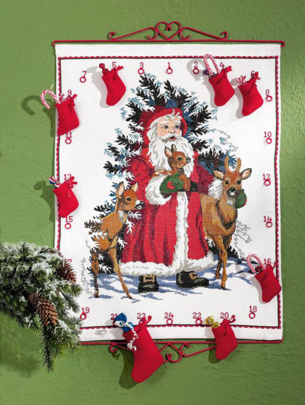 Kalender Nisse med rådyr