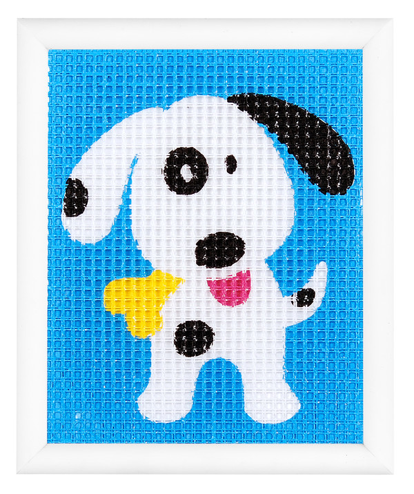 Straminbild Hund