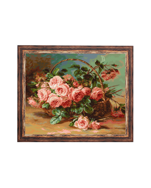 Bild Korb mit Rosen