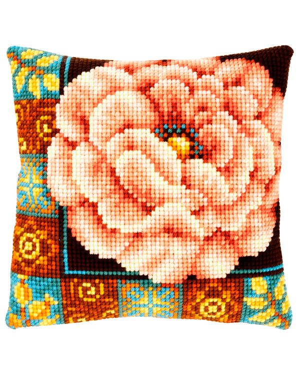 Tyynynpäällinen Roosa unikko