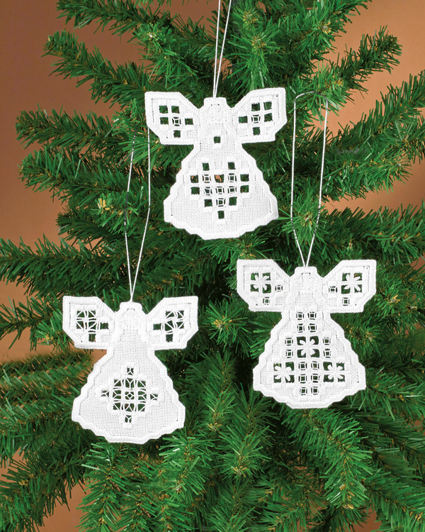 Hardanger Engel 3-er Pack