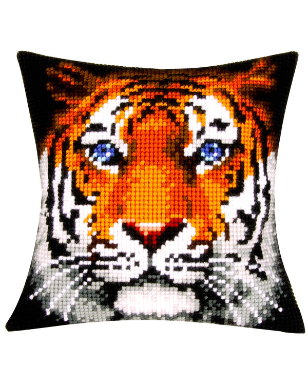 Broderikit Kudde Tiger