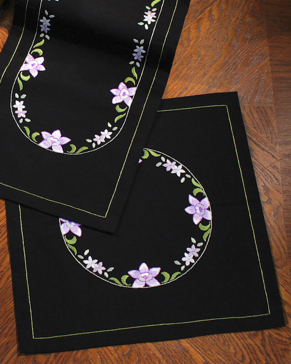 Duk Blomster i krans