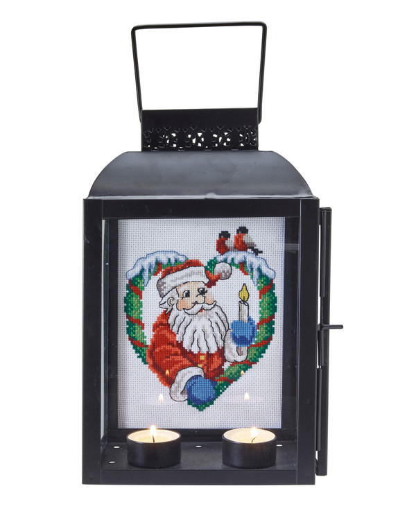 Broderi Juleljus stor lykta
