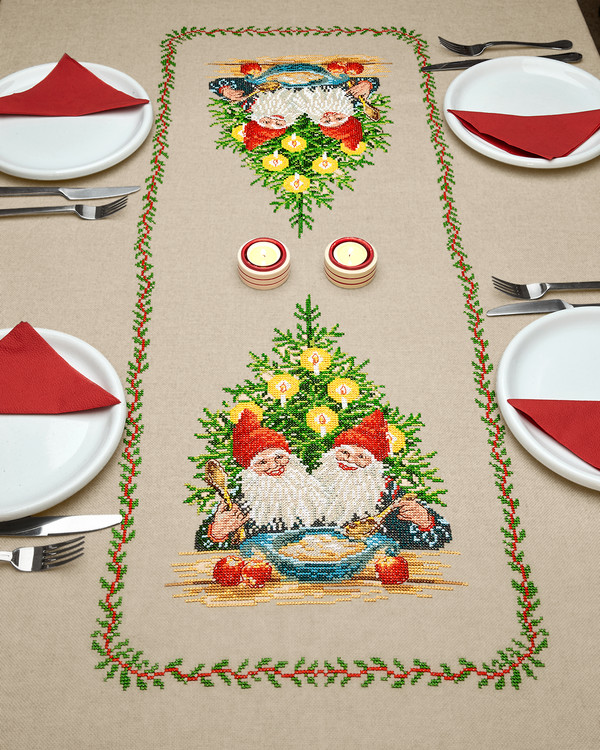 Middagsduk Julegrøten