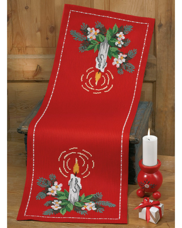Läufer Kerzenschein