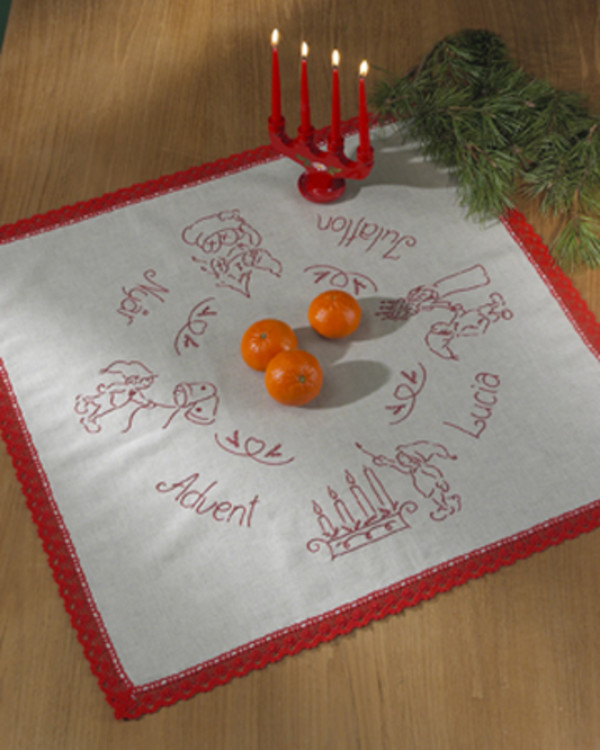 Broderikit Duk Decembers högtider