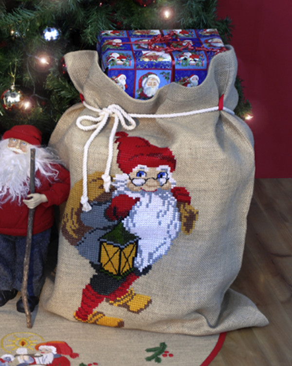 Julklappssäck Tomten