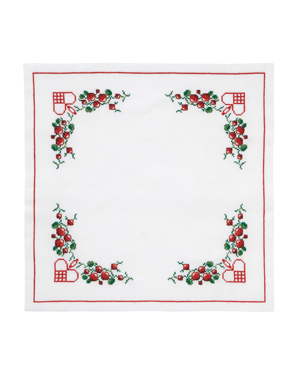 Broderikit Duk Lingonris