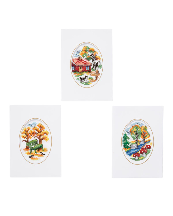 Kort Vakker høst 3-pk