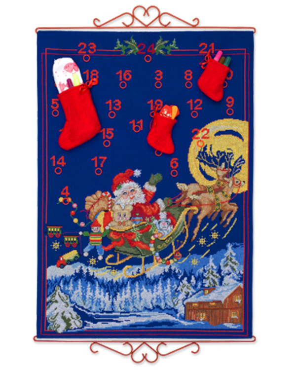 Broderikit Kalender Slädfärd
