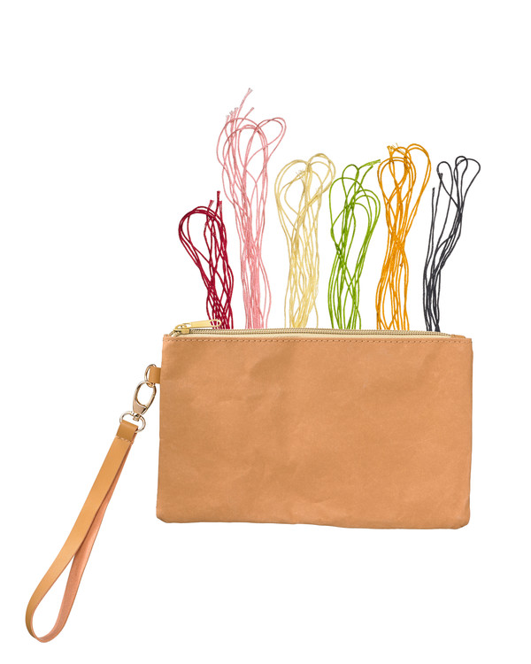 Tasche/Clutch mit Handschlaufe ohne Garn und Vorlage
