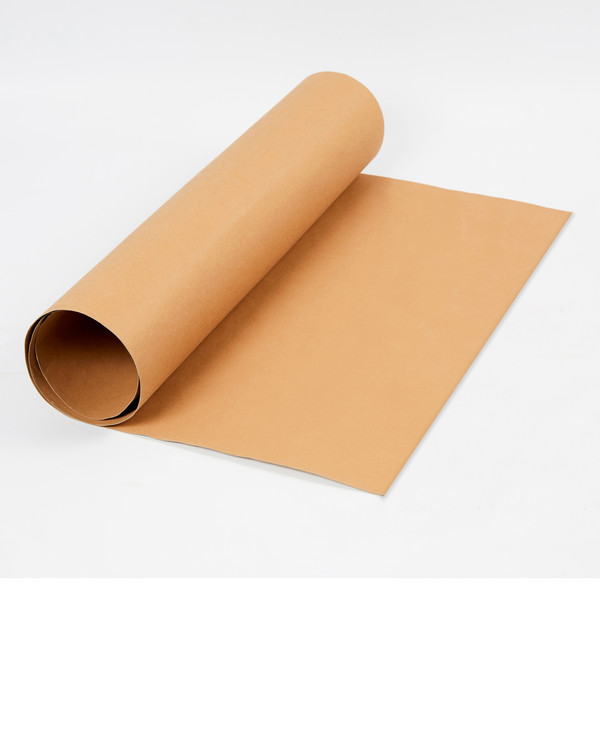 Läderpapper brun utan garn och mönster