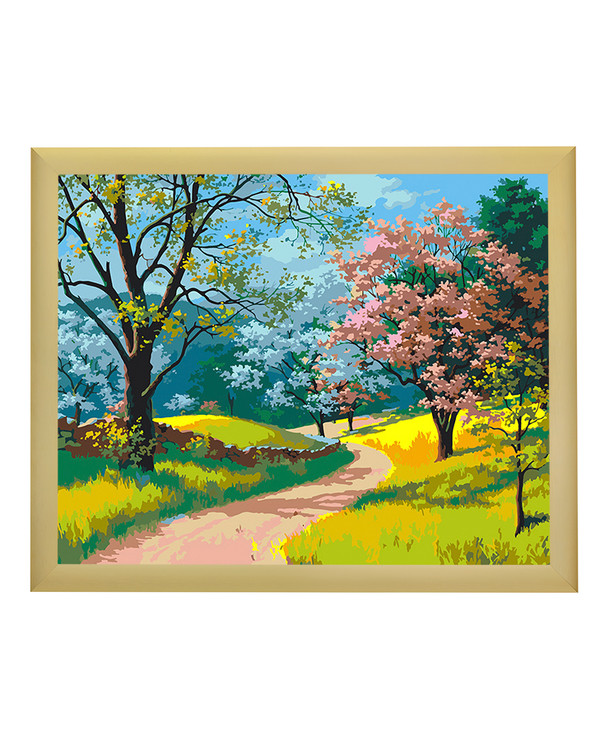 Paint by numbers Blomstrende vår