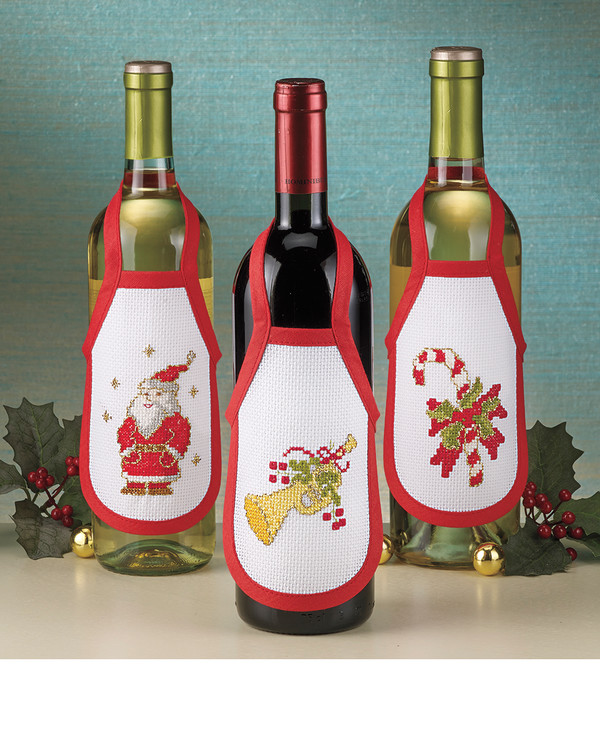 Flaskeforklær Julemix 3-pk