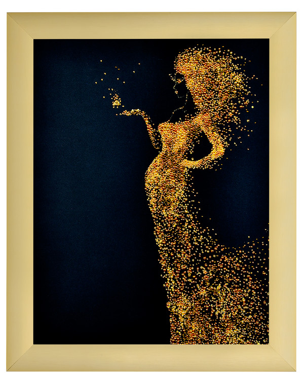 Helmikirjomus Lady in gold