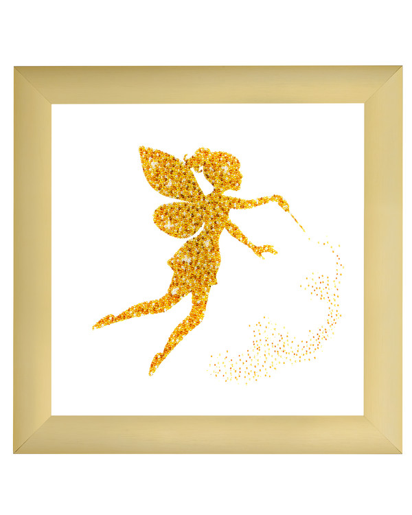 Perlebroderi Golden fairy