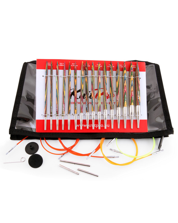 Lyxset rundstickor Knitpro 8 stickor