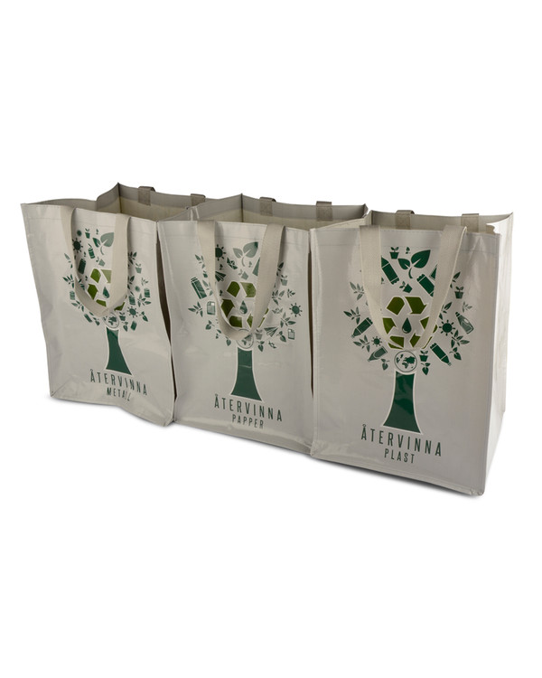Förvaringspåsar Recycle 3-pack